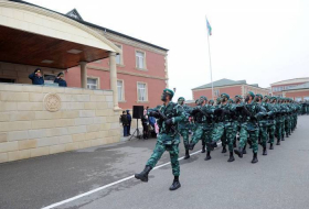 В воинских частях Госпогранслужбы Азербайджана прошли церемонии присяги