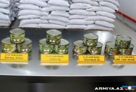 Продовольственное обеспечение Азербайджанской Армии на уровне ведущих мировых стран - ФОТО