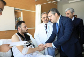 Посол Азербайджана в Турции навестил раненных в Идлибе солдат