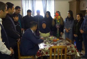 В Садаракском районе поздравили женщин из семей шехидов