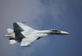 Российский Су-27 упал в Черное море
