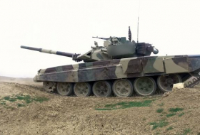 Проверяется боеготовность танковых экипажей Азербайджанской Армии (ВИДЕО)