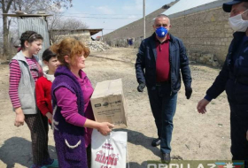 Семьям шехидов и ветеранам Карабаха предоставлены продовольствие и медикаменты