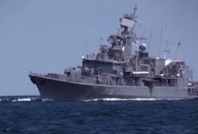 Флагман украинского флота «Гетман Сагайдачный»  провел учения в Черном море
