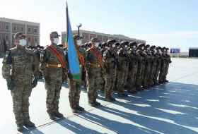 Парадный расчет Азербайджанской Армии показал на тренировке в Москве достойный уровень подготовки