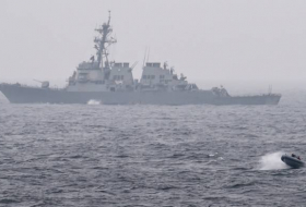 Американский эсминец Porter уходит из Черного моря