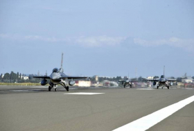 Самолеты F-16 ВВС Турции прибыли в Азербайджан - ВИДЕО