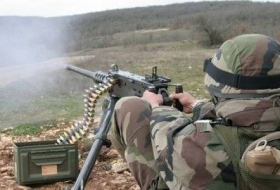 Армяне обстреляли позиции ВС Азербайджана из крупнокалиберных пулеметов 