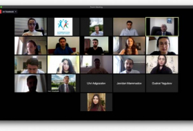 Проведена онлайн-встреча на тему патриотизма с азербайджанскими студентами, обучающимися за рубежом