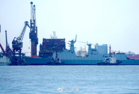 Спущен на воду первый китайский фрегат проекта 054АР для ВМС Пакистана