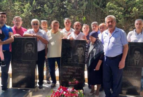Азербайджанские ветераны-танкисты почтили память боевого товарища