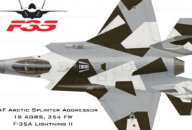 В сети опубликованы первые изображения F-35 с камуфляжем Су-57