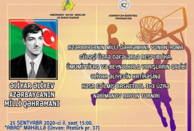 В Баку состоится баскетбольный турнир, посвященный памяти Национального героя Алияра Алиева