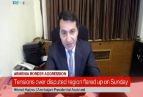 Помощник Президента в интервью каналу TRT World рассказал об агрессивной политике Армении
