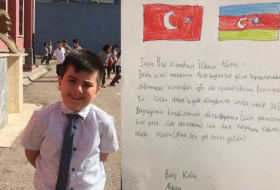 Турецкий школьник написал Президенту Ильхаму Алиеву: «Если скажете «Приди», я приду!»