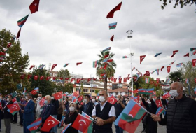 В Турции прошла акция в поддержку Азербайджана