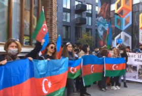 В Лондоне прошла акция в поддержку Азербайджана - ФОТО