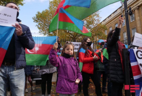 В Лондоне проведена акция под девизом «Прекратить армянскую агрессию» – ВИДЕО