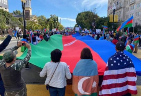 Организации азербайджанской диаспоры в США провели акцию протеста против агрессивной политики Армении - ФОТО