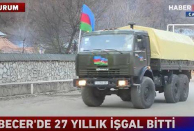 Вступление Азербайджанской Армии в Кельбаджар в эфире Haber Global - ВИДЕО