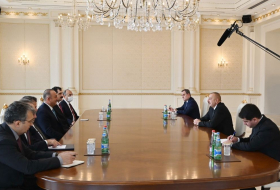 Ильхам Алиев принял делегацию во главе с министром иностранных дел Турции - ОБНОВЛЕНО