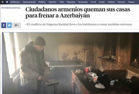 Армянский вандализм в испанских газетах - ВИДЕО