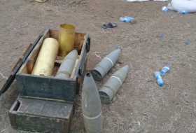 Обнаружены 55 неразорвавшихся армянских снарядов