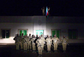 В Лачинском районе поднят флаг Азербайджана - ВИДЕО