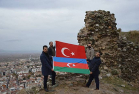 В Турции прошла акция по случаю освобождения исторических азербайджанских земель - ФОТО