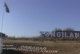 Видеокадры из поселка Миндживан Зангиланского района