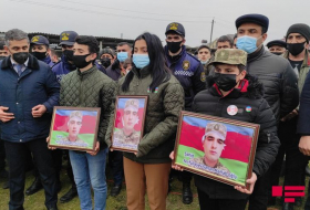 Похоронен погибший солдат Азербайджанской Армии - ФОТО