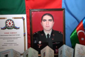 Боевые товарищи офицера-шехида Руслана Тагиева посетили его семью в Исмаиллы - ФОТО