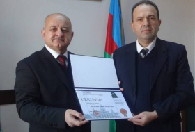 Профессор Военной академии ВС Азербайджана избран действительным членом Европейской Академии естественных наук имени Лейбница