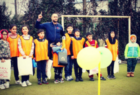 Всемирно известные спортсмены организовали для детей шехидов и ветеранов Отечественной войны Азербайджана игры-эстафеты - ВИДЕО