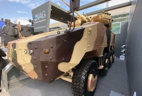 На выставке IDEX 2021 представлена боевая машина пехоты RILA 8×8-D