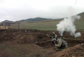 Минометные батареи Азербайджанской Армии проводят боевые стрельбы - ВИДЕО