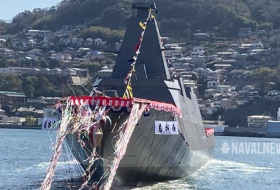 В Японии спустили на воду фрегат нового поколения