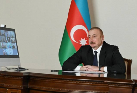 Ильхам Алиев: Военная победа, одержанная над Арменией на поле боя, была окончательно обеспечена политическим путем