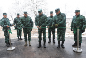 На границе с Арменией открылась новая воинская часть ГПС Азербайджана - ФОТО