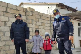 Сотрудники полиции посетили семьи шехидов в Хызынском районе - ФОТО