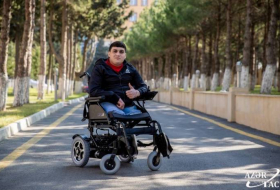 Ветеран Отечественной войны: Очень комфортно передвигаться на этой инвалидной коляске
