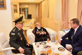 Посол Беларуси на встрече с азербайджанскими ветеранами: Увиденная в Карабахе картина разрушений потрясла меня - ФОТО