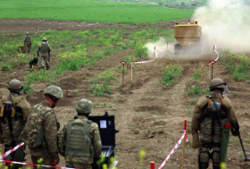 Инженерные войска Азербайджана расчищают освобожденные территории от мин - ВИДЕО