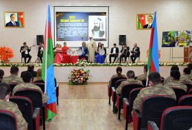В Азербайджанской Армии продолжается ряд мероприятий, приуроченных к 880-летию Низами Гянджеви - ВИДЕО