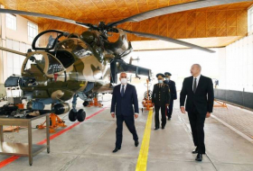 Президент Ильхам Алиев принял участие в открытии военного аэродрома Отдельной общевойсковой армии - ФОТО