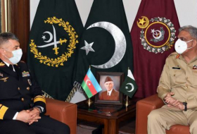 Состоялась встреча между командующим ВМС Азербайджана и командующим Сухопутными войсками Пакистана