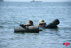 На учениях ВМФ Азербайджана освобождено судно, захваченное условным противником