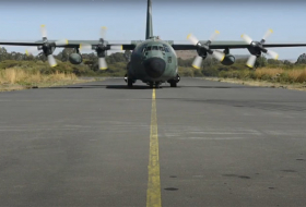 Военно-транспортный самолет C-130 Hercules сбили в Эфиопии - ВИДЕО