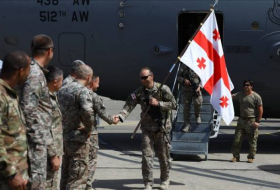 Очередная рота грузинских миротворцев вернулась из Афганистана