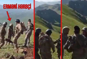Азербайджанские солдаты выдворили армянских военнослужащих с границы - ВИДЕО